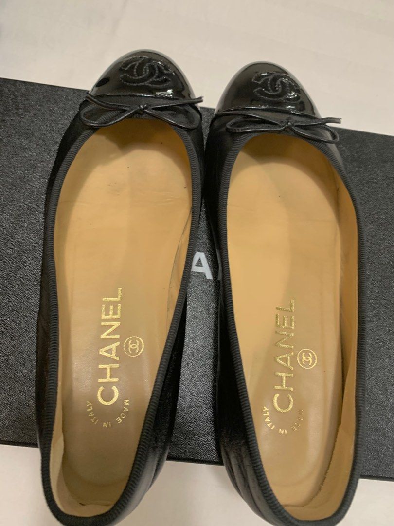Chanel flat - ballerina, Women's Fashion, Footwear, Flats on Carousell