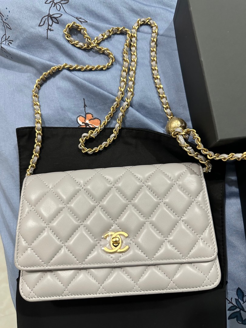 Chanel WOC crush pearl, Luxury, Bags & Wallets on Carousell
