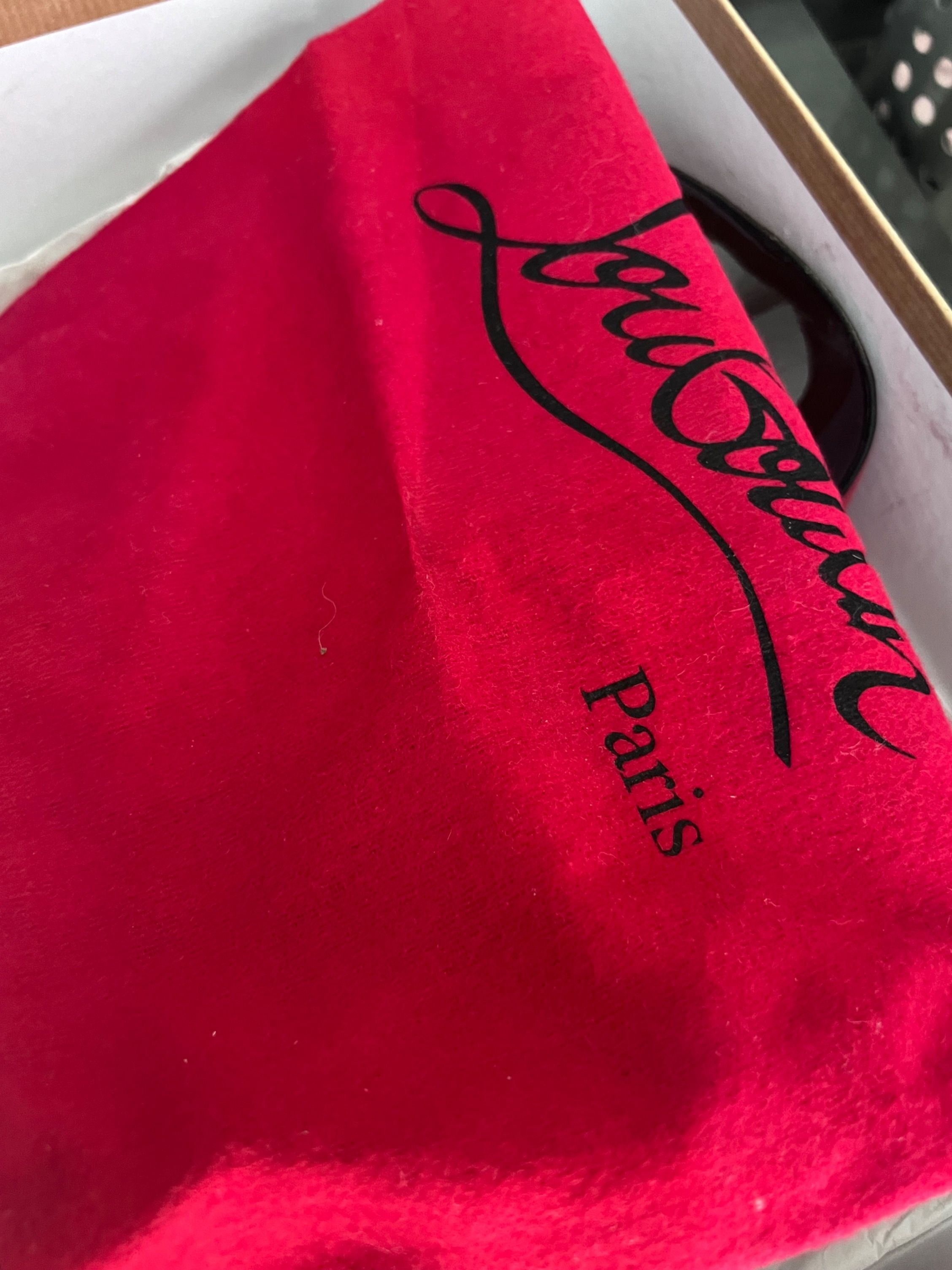 Louboutin shoe bag sales
