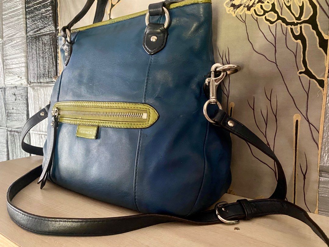 Coach ostrich mia discount crossbody