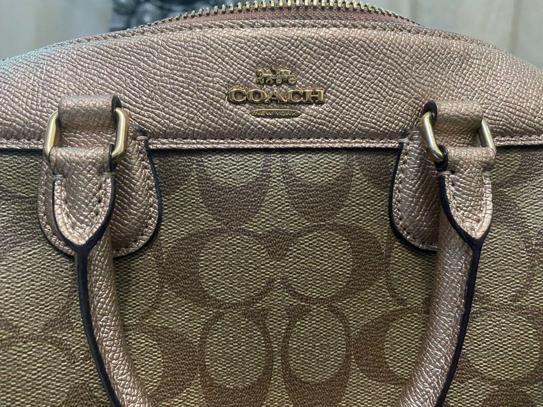 Coach mini bennett satchel in shop signature canvas