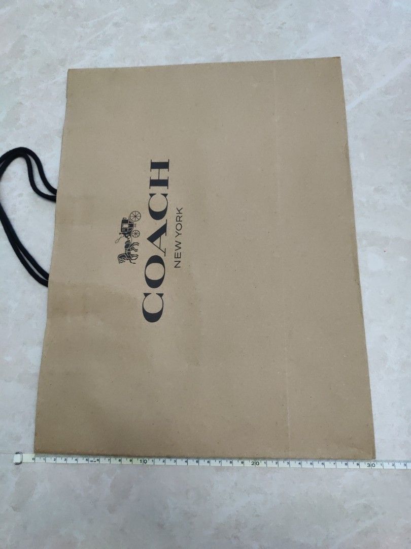 Coach Paper bag, Everything Else on Carousell