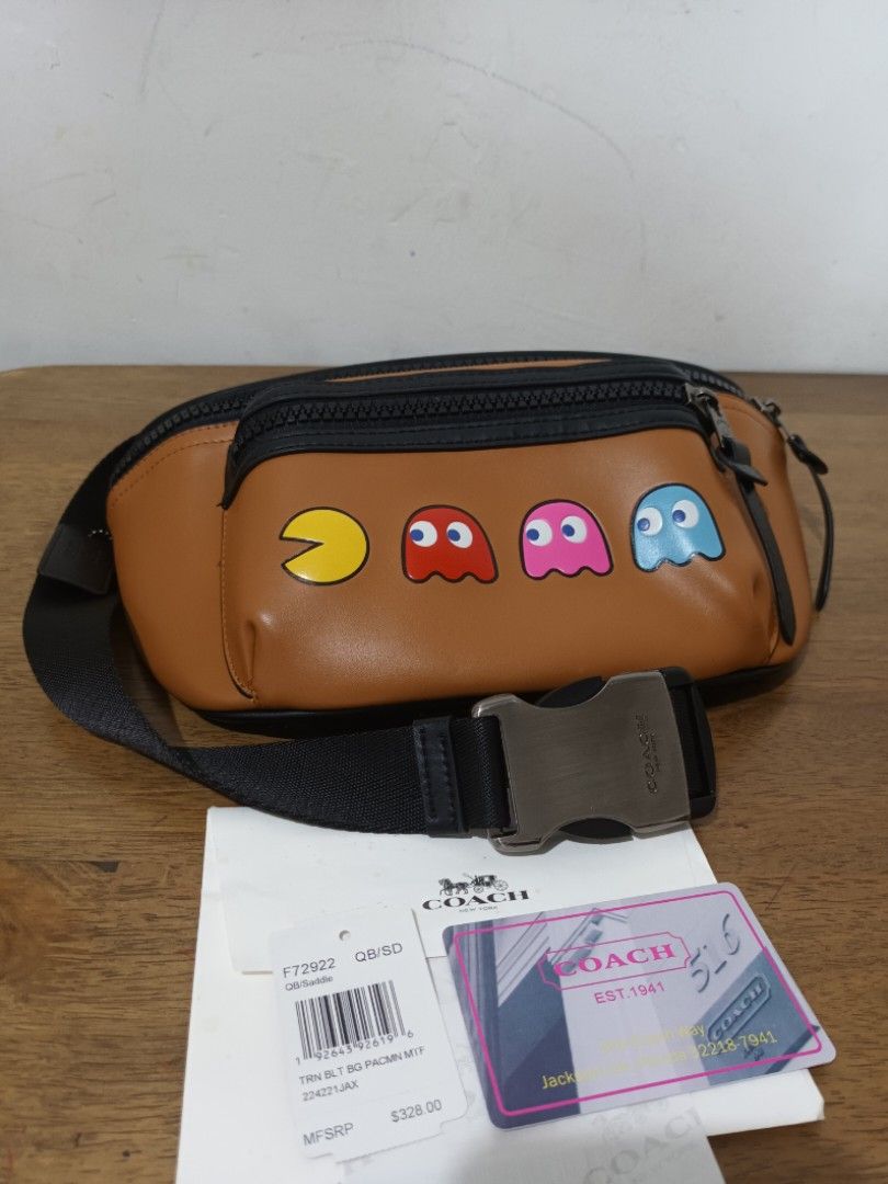 Coach pac man belt on sale bag
