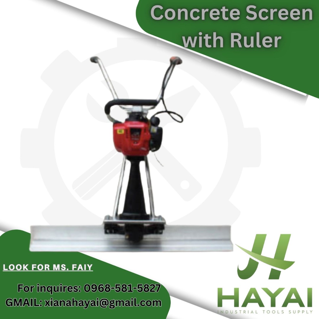 Concrete Screen with Ruler, Commercial & Industrial, Construction Tools ...
