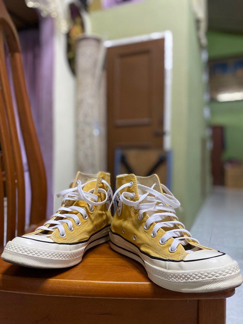 Converse Tan Chuck 70 High Top Sneakers Men s Fashion Footwear