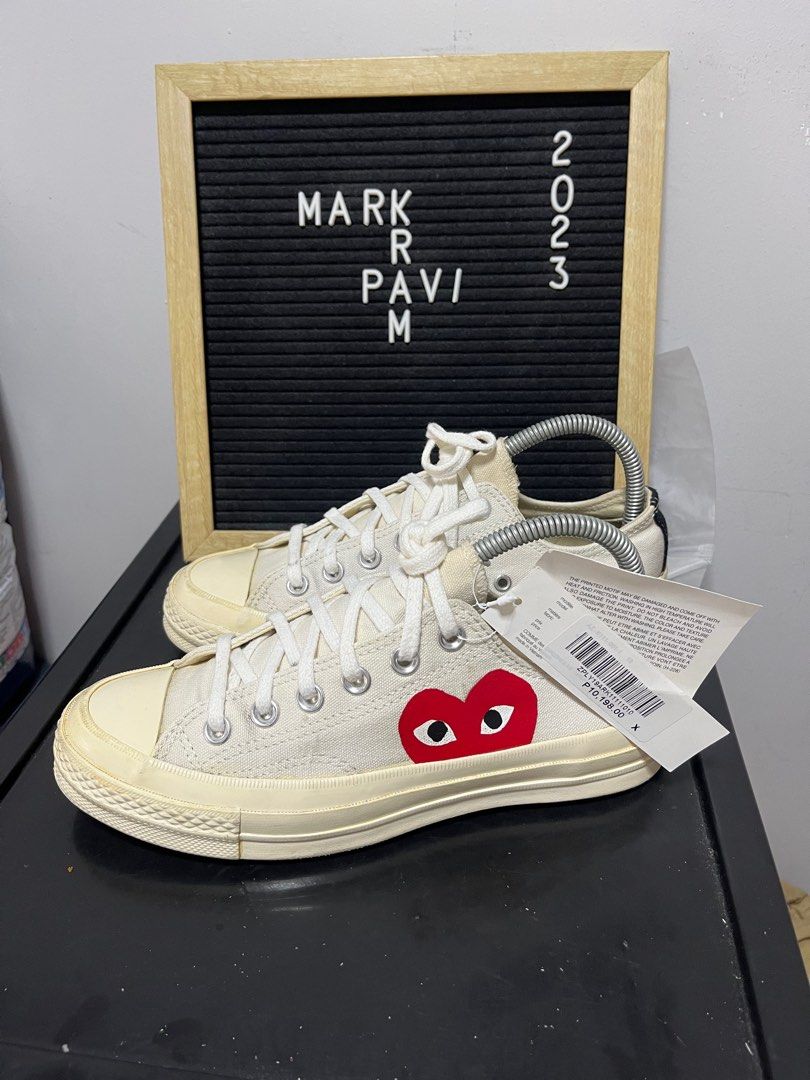 Converse x CDG size 5 mens