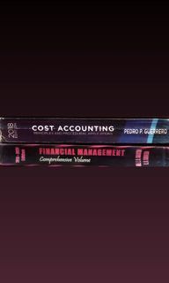 COST ACCOUNTING, FINANCIAL MANAGEMENT 