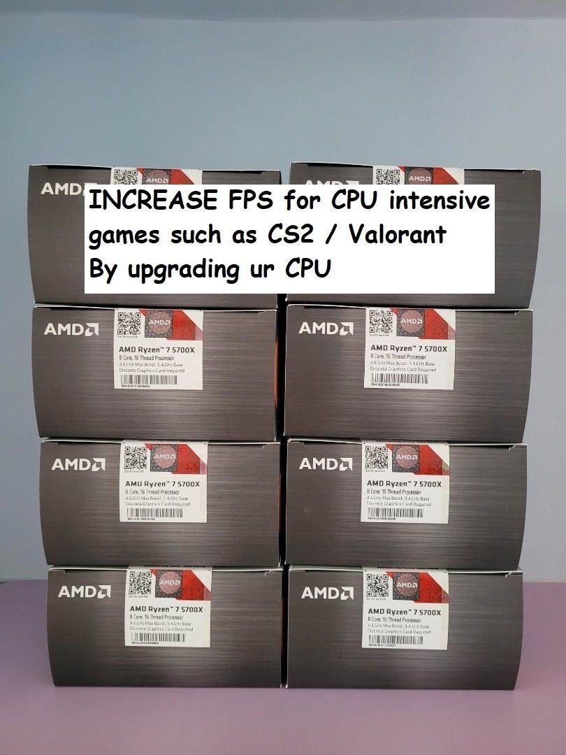 [CPU Upgrade] Increase FPS for games like CS2 / Valorant Upgrade from