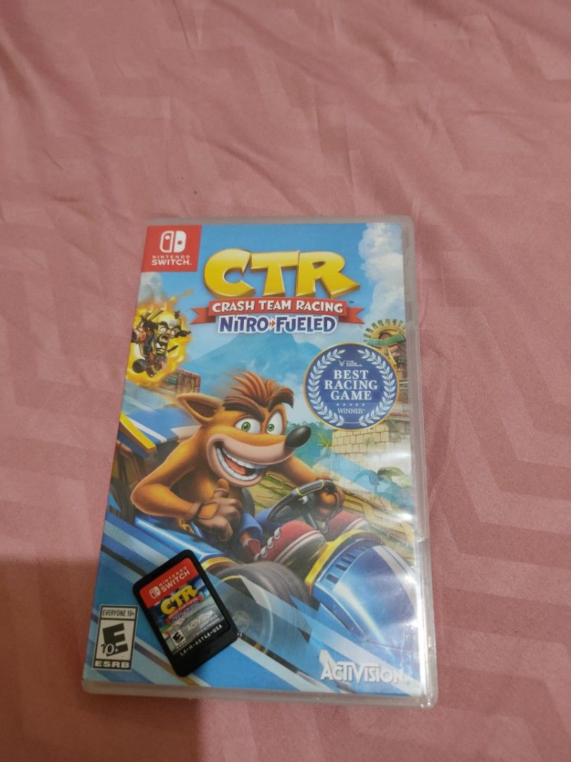 Crash Bandicoot Nitro racing nintendo Switch cartdridge, Video Gaming ...