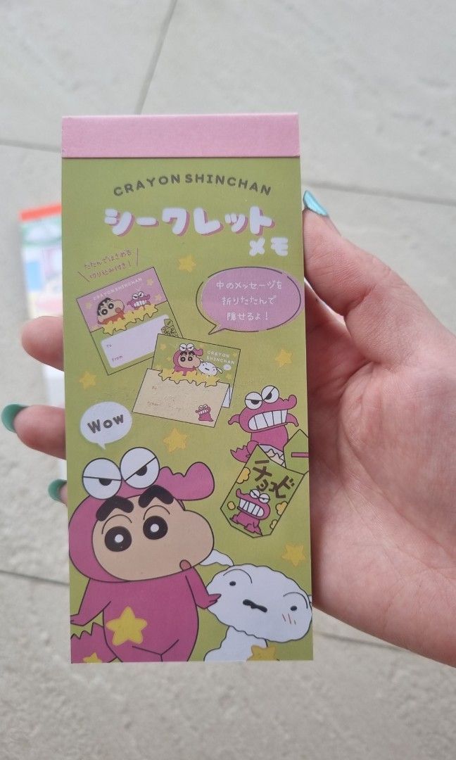 Crayon Shin Chan Notepad, Hobbies & Toys, Stationery & Craft ...