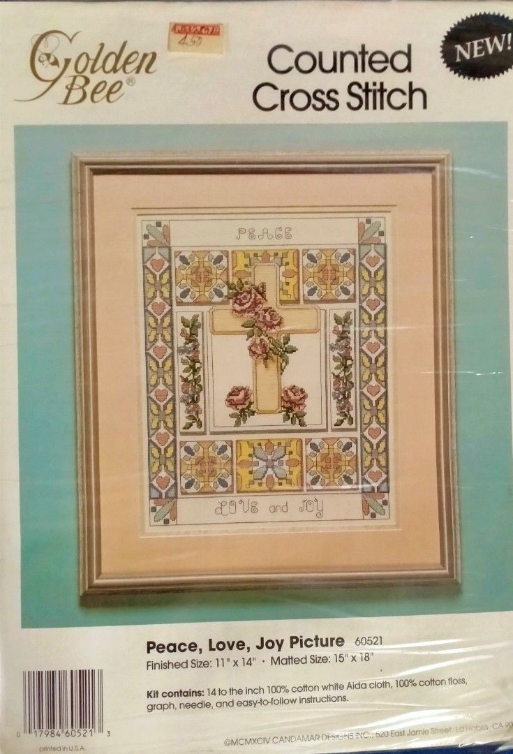 Cross Stitch kit US made on SALE (Category: Handmade Craft) located in Manila. Submitted by olxph_540542159 (Listing ID 1265369878, Image 3). Description: Cross Stitch Kit( with cloth, threads etc) Full set. Imported: Made in USA Aida cloth just need laudry or washing due to storage and dust. Sealed.Good for Christmas present for hobbyist and stitchers. Price negotiable depending on design. Less 40-50% discount price..