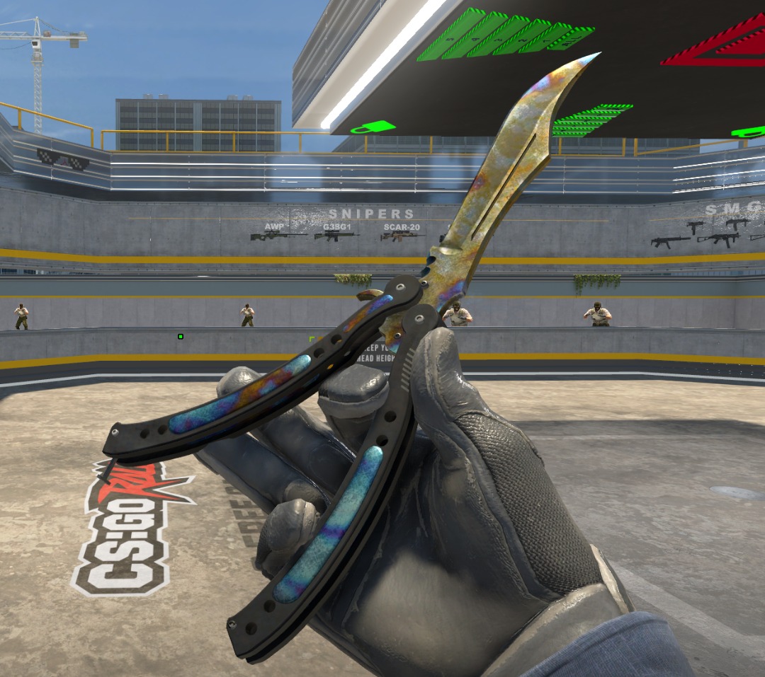 CSGO/CS2 Butterfly Knife Case Hardened, Video Gaming, Gaming Accessories, InGame Products on