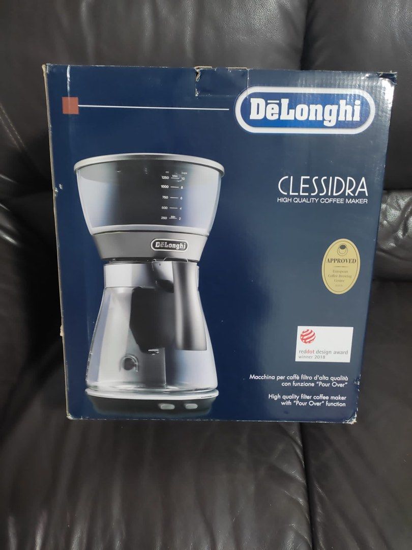 DeLonghi De'Longhi Clessidra Drip & Pour Over Coffee Maker, TV & Home