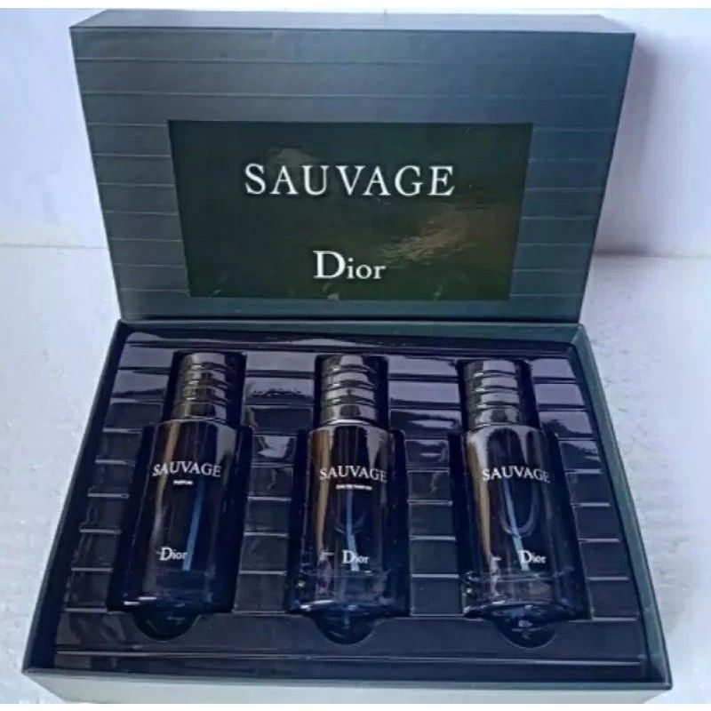 dior sauvage set of 3