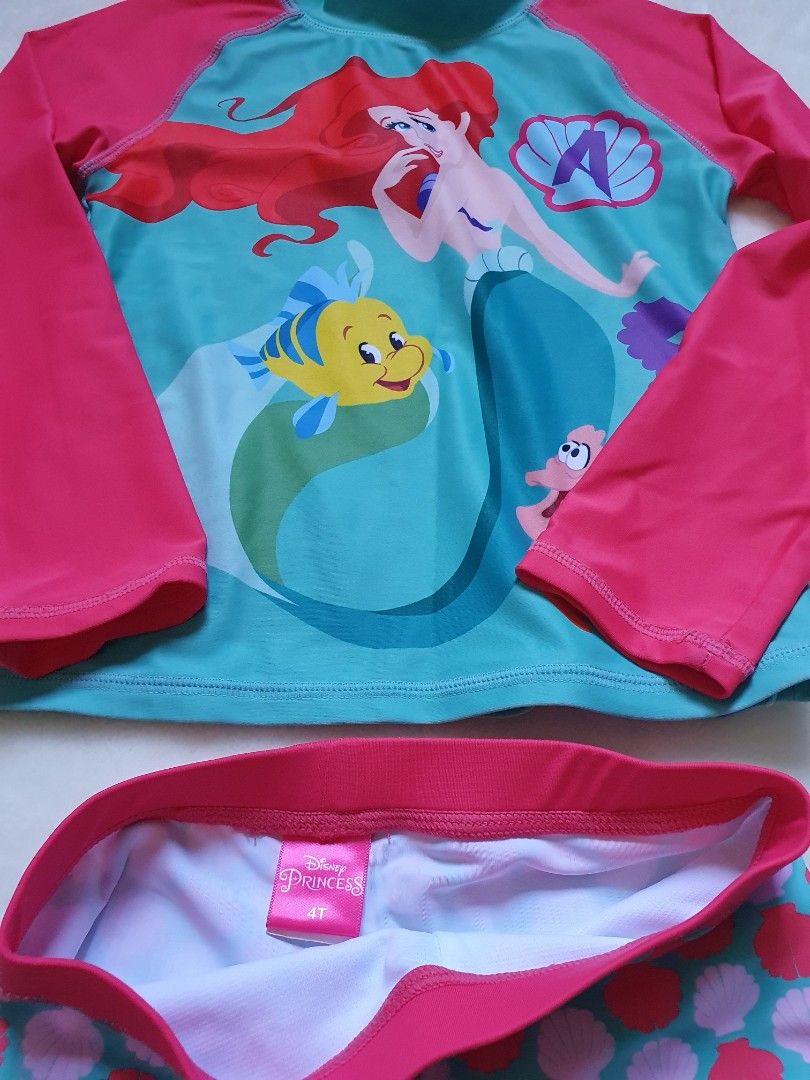 Disney's Ariel Rash Guard | Swimwear, Babies & Kids, Babies & Kids ...