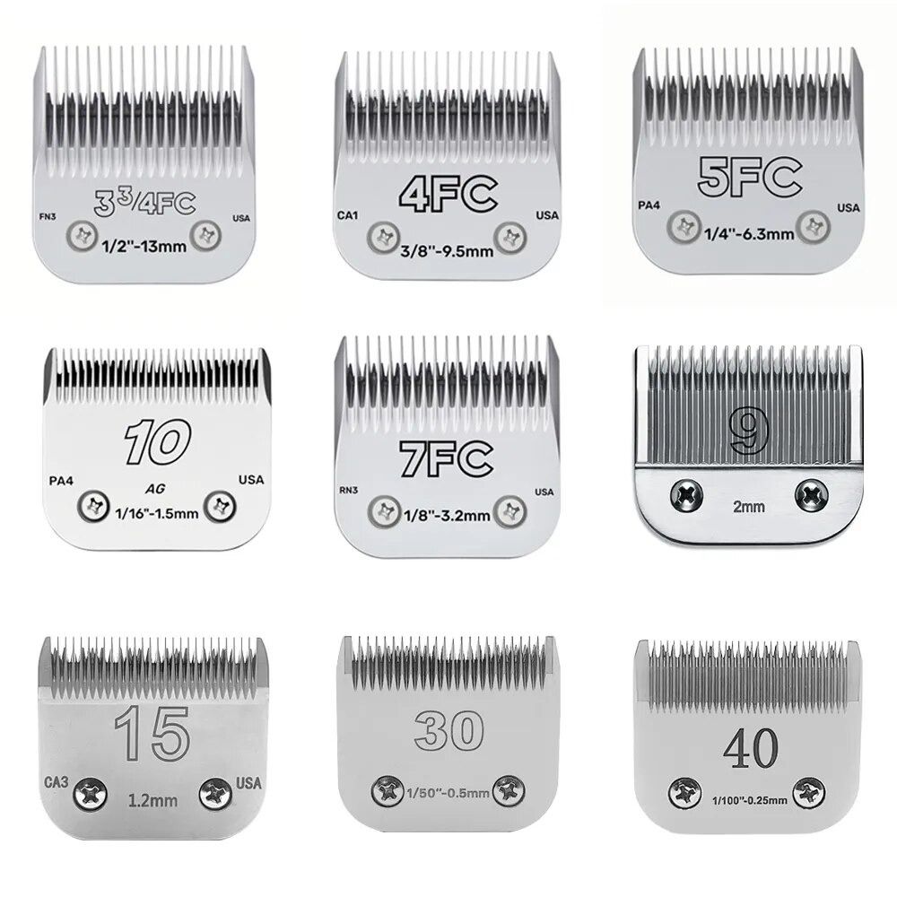 Dog Grooming Clipper Replacement Blades Compatible with Andis Wahl Oster Dog Clippers Detachable Stainless Steel Blade Carousell
