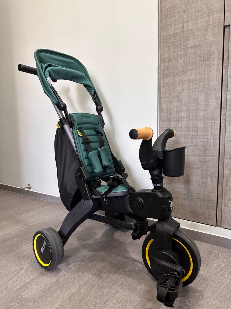 Doona S5 Liki Trike Racing Green, Babies & Kids, Going Out, Strollers