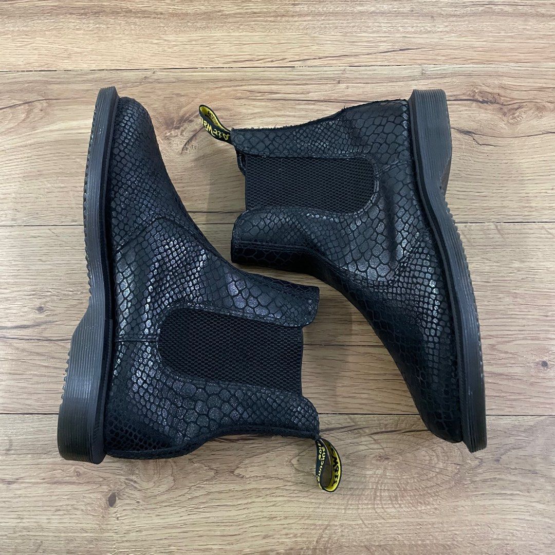 Dr martens kensington best sale flora snakeskin