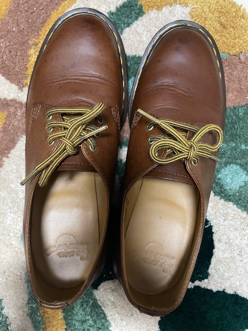 Dr. Martens Men s 1461 Dorian Leather Shoes Brown Men s Fashion
