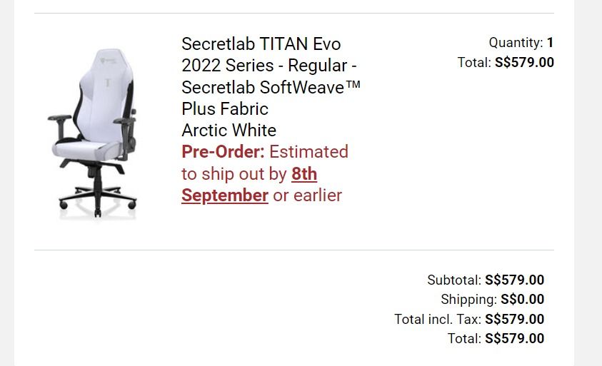 Secretlab titan 2021 series softweave fabric outlet