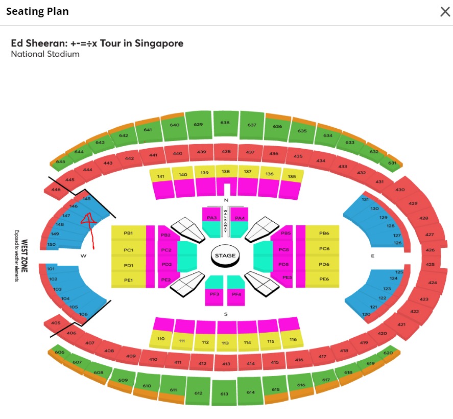 Ed Sheeran 2024 Singapore concert, Tickets & Vouchers, Event Tickets on