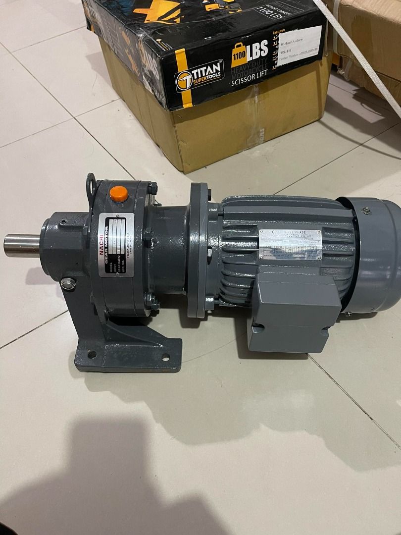 Electric Gear motor (Category: Construction Tools & Equipment) located in Manila. Submitted by 09150361920ronvillaflor (Listing ID 1265337267, Image 3). Description: Electric Gear motor Specs: 2HP 3phase Brand: Nachi ₱23,800 For inquiries GLOBE:📞 ☎ 0⃣9⃣1⃣5⃣0⃣3⃣6⃣1⃣9⃣2⃣0⃣ 📞 ☎ 0⃣9⃣1⃣5⃣0⃣3⃣6⃣1⃣9⃣2⃣0⃣ Email me@ 📫 📑 r-o-n-.-h-a-y-a-i-@-g-m-a-i-l.c-o-m Check my Carousell: https://www.carousell.ph/u/ronvillaflor0/ PRICE MAY CHANGE WITHOUT PRIOR NOTI