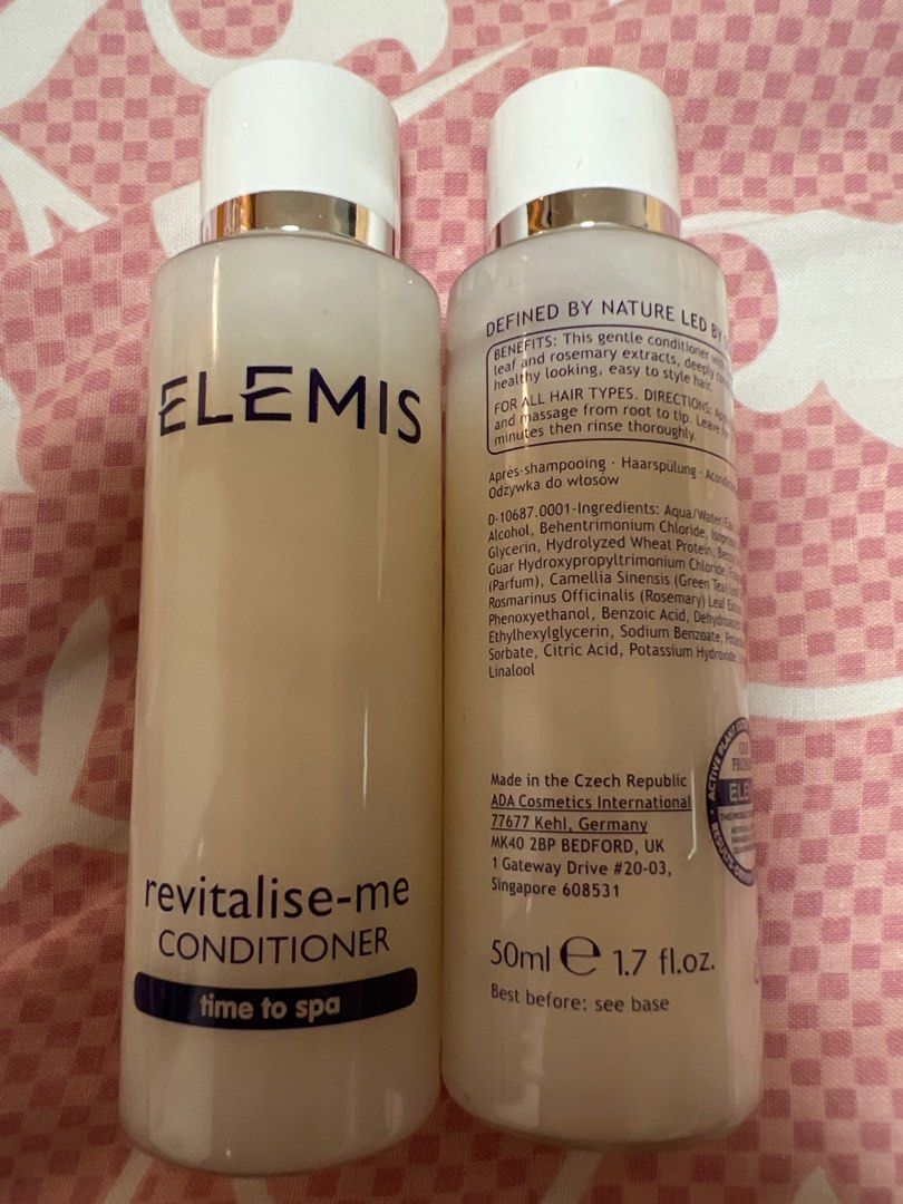 Elemis shampoo & conditioner 洗頭水及護髮素, 美容＆個人護理, 健康及美容 頭髮護理 Carousell