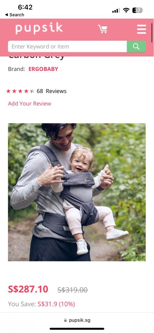 Pupsik ergobaby sales