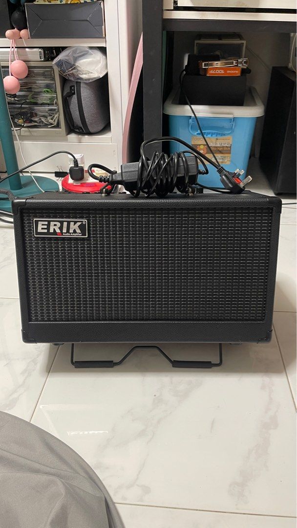 Erik MA80 guitar amp with mic input, Hobbies & Toys, Music & Media