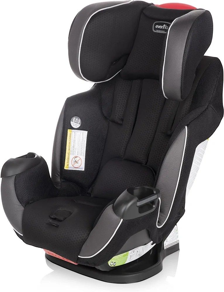 LIKE NEW Evenflo SYMPHONY SPORT ALL IN ONE CONVERTIBLE CAR SEAT