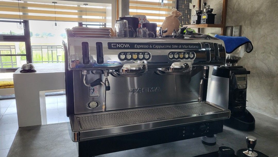 FAEMA Enova Italian 2 Groups Coffee Machine Casadio ENEA Automatic Espresso Grinder, TV & Home