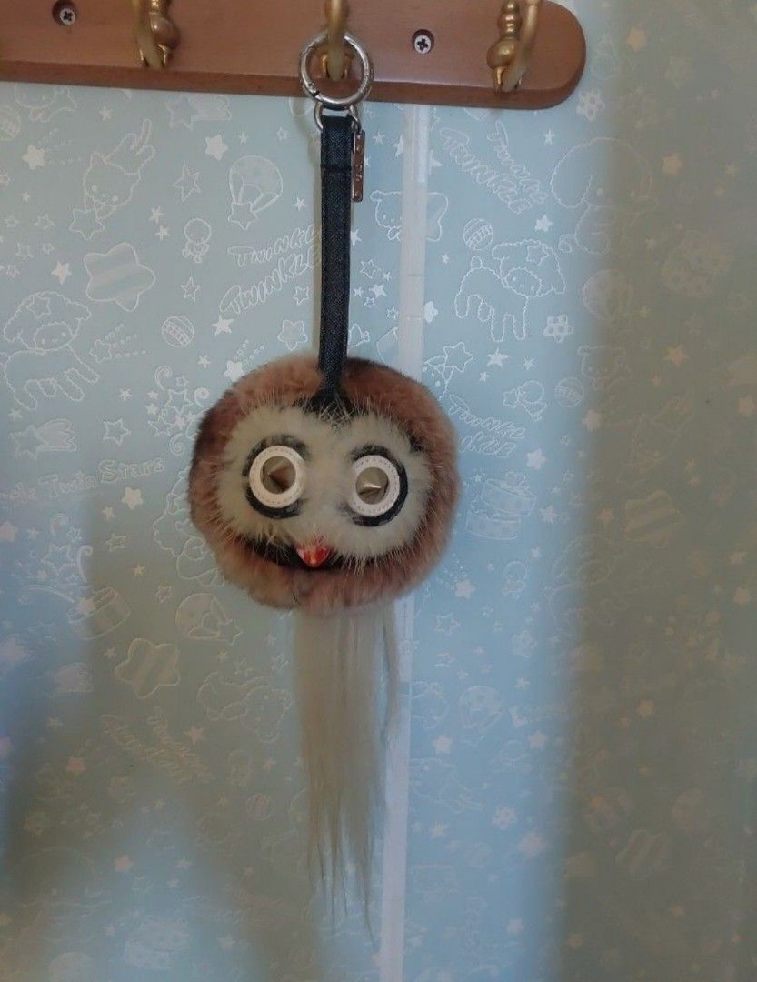 Fendi owl charm key ring chain Carousell