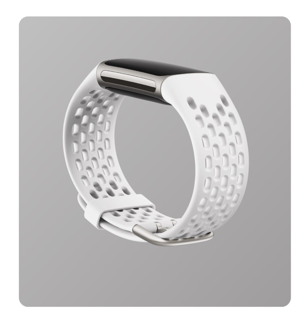 Fitbit Charge 4 Band White Mobile Phones Gadgets Wearables