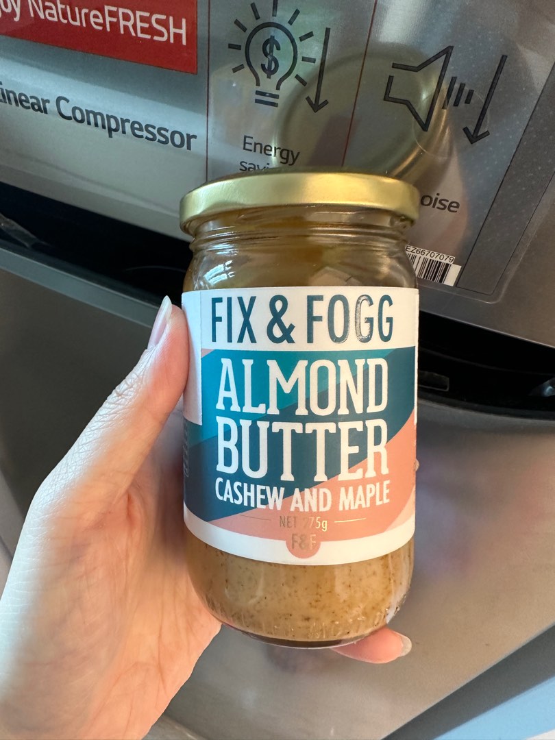 Fix & fogg 全新 健康 almond butter 杏仁醬, 健康及營養食用品, 健康補充品, 健康補充品 保健食品，飲料和補品