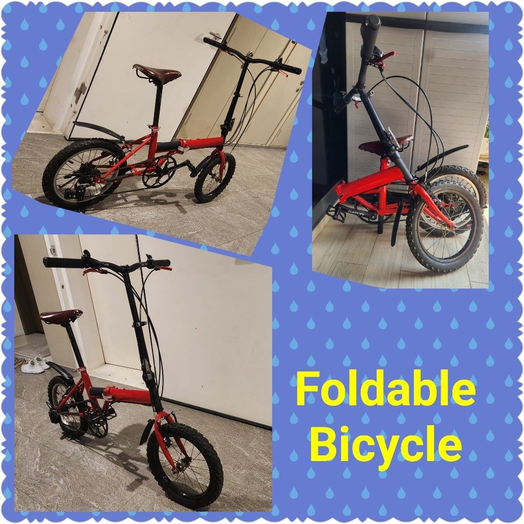 Foldable hotsell bike carousell
