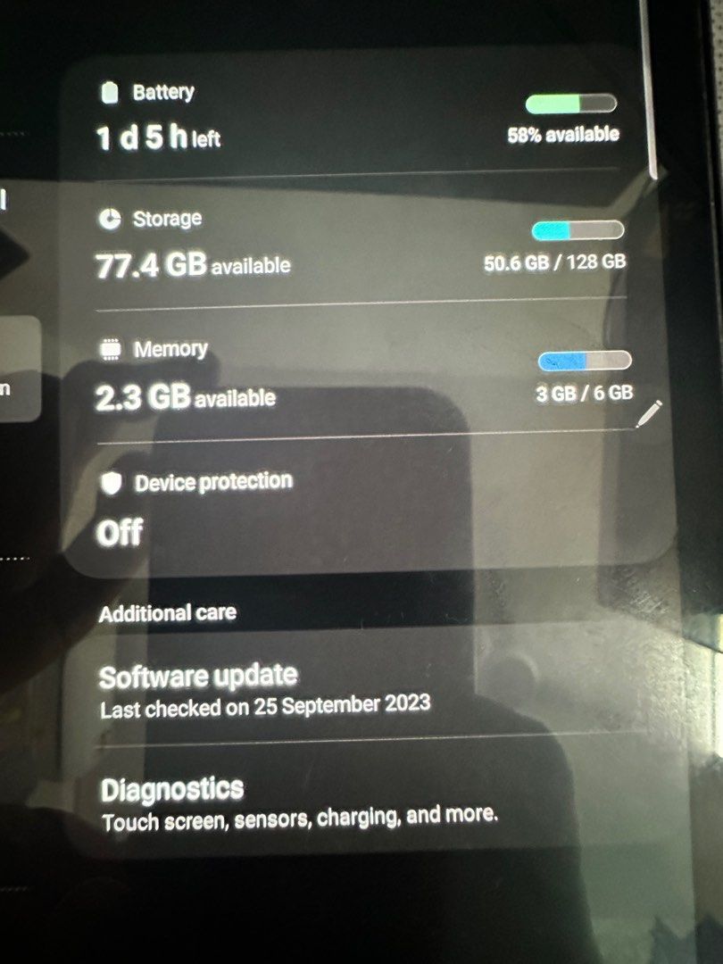 SAMSUNG GALAXY TAB S6 WIFI (128 GB) MOUNTAIN GREY 