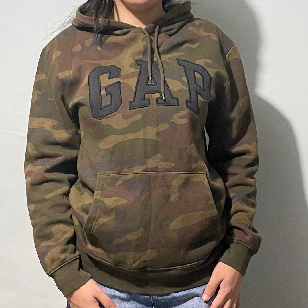 Gap online army hoodie