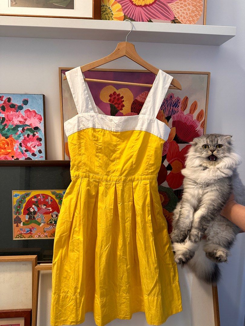 Gap Yellow Cotton Summer Dress