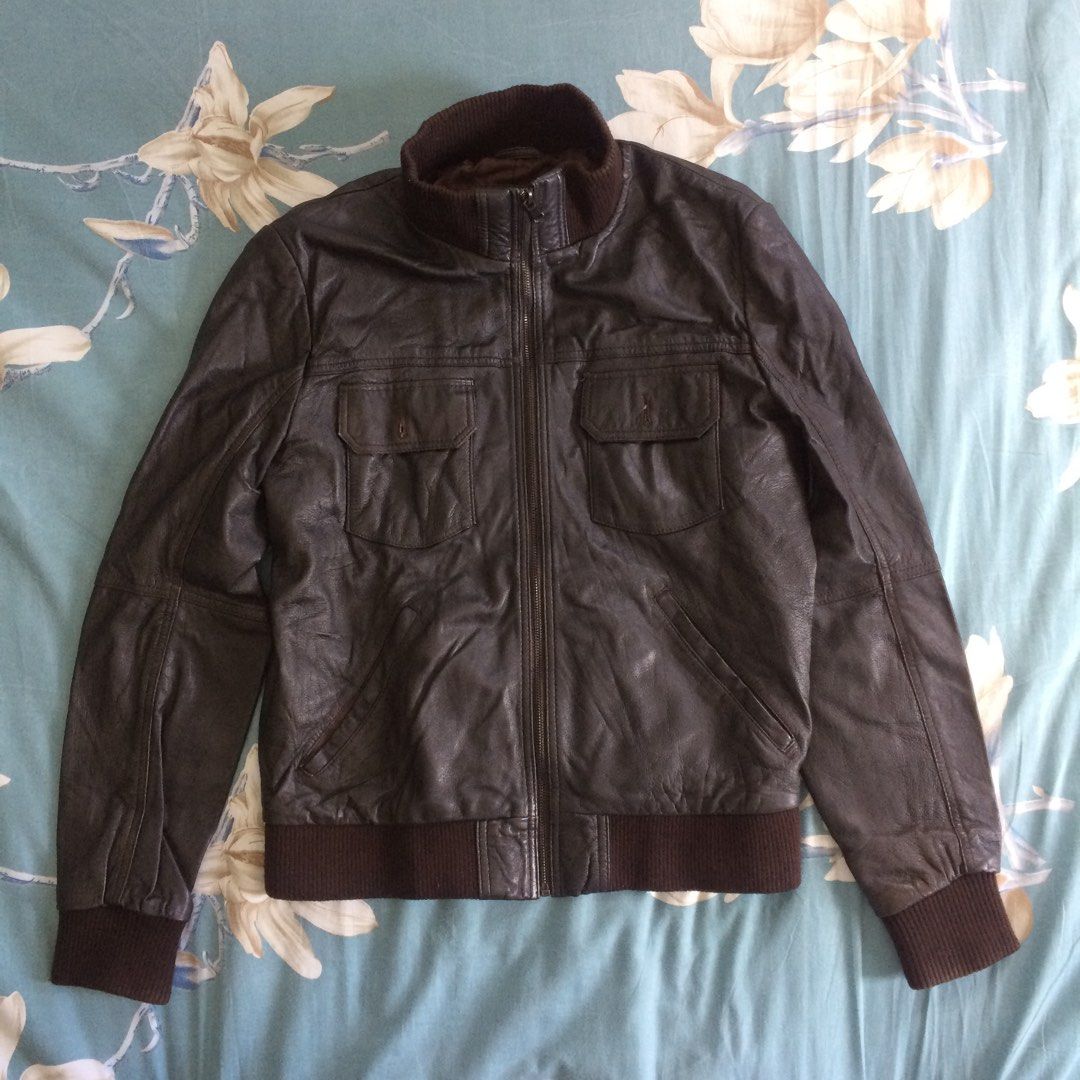 Zara youth leather jacket on sale