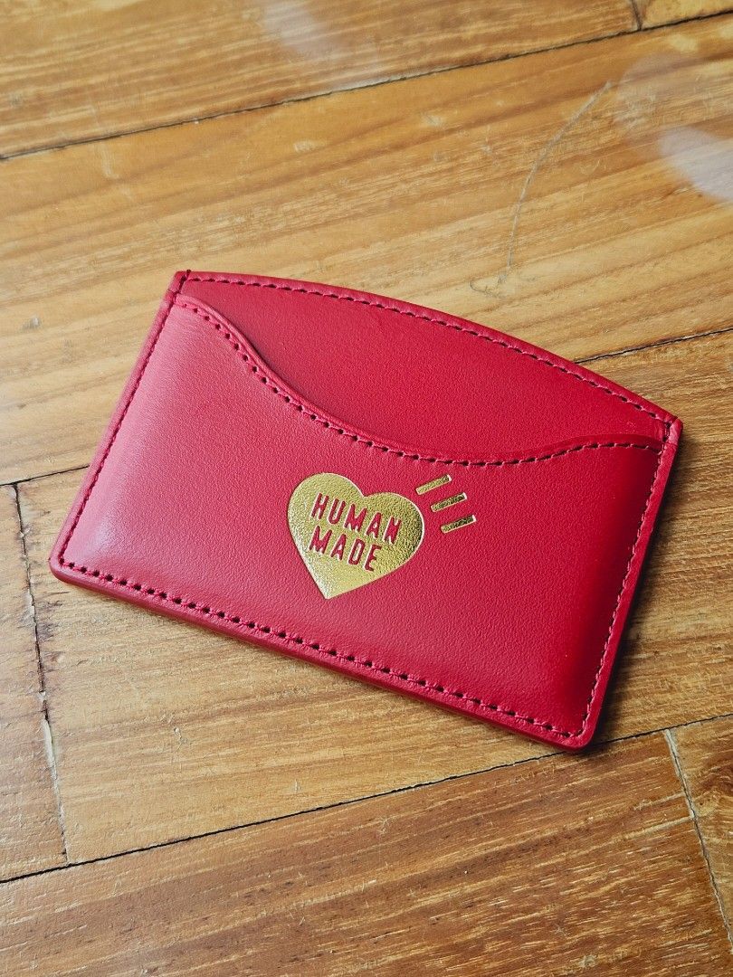 Genuine Human Made Leather Card Holder, Luxury, Bags & Wallets on