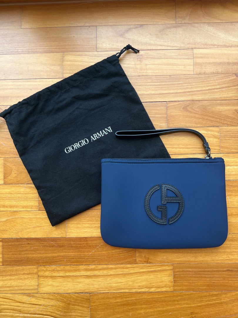 Giorgio Armani Clutch Bag with Logo