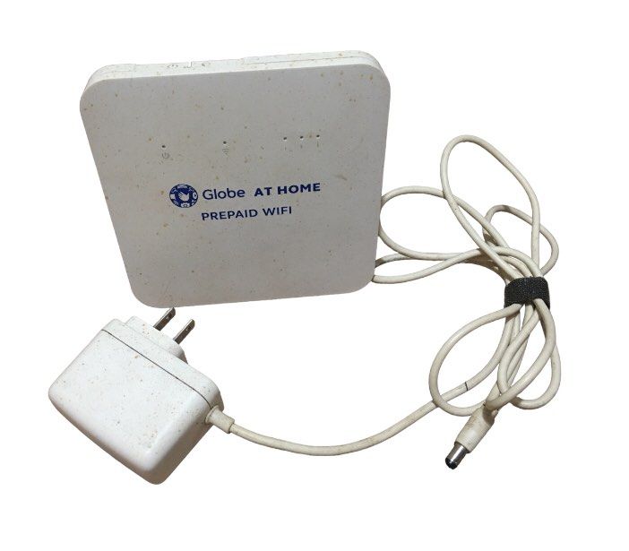 Globe prepaid wifi modem (Category: Networking) located in Makati City. Submitted by bubbagumpshrimp (Listing ID 1265337630, Image 1). Description: •Slightly used Globe at home prepaid wifi modem •Model: B312-939 •S/N: LRG7S20624006252 •with ethernet cable •Brand: Huawei •no sim (you can buy Globe home prepaid wifi sim at Globe store worth Php 30) just bring this modem in any Globe store) .