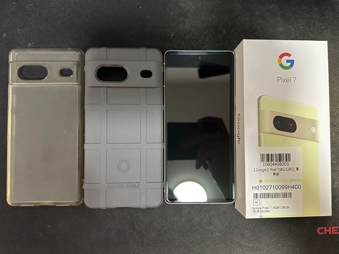 Google Pixel 7 128GB Lemongrass 【有盒full set】, 手提電話, 手機