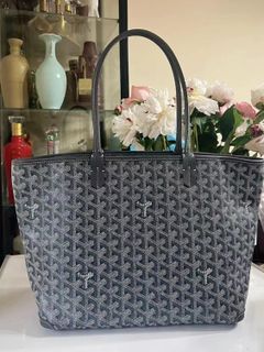 Saint-louis leather tote Goyard Blue in Leather - 36423142
