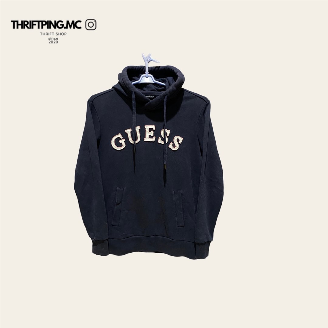 GUESS Men’s Multic Hoodie Sweatshirt – Classic Pullover Hoodie With Embroidered Logo - View #2