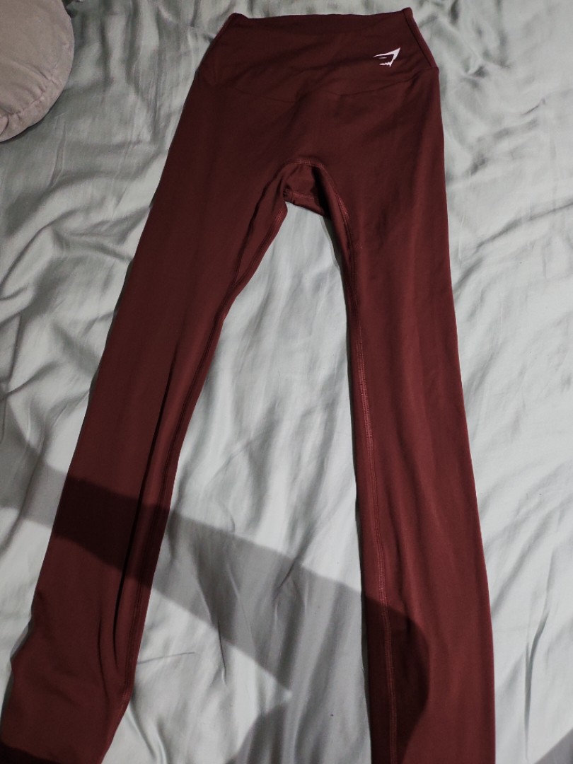 Gymshark Training Leggings - Cherry Brown