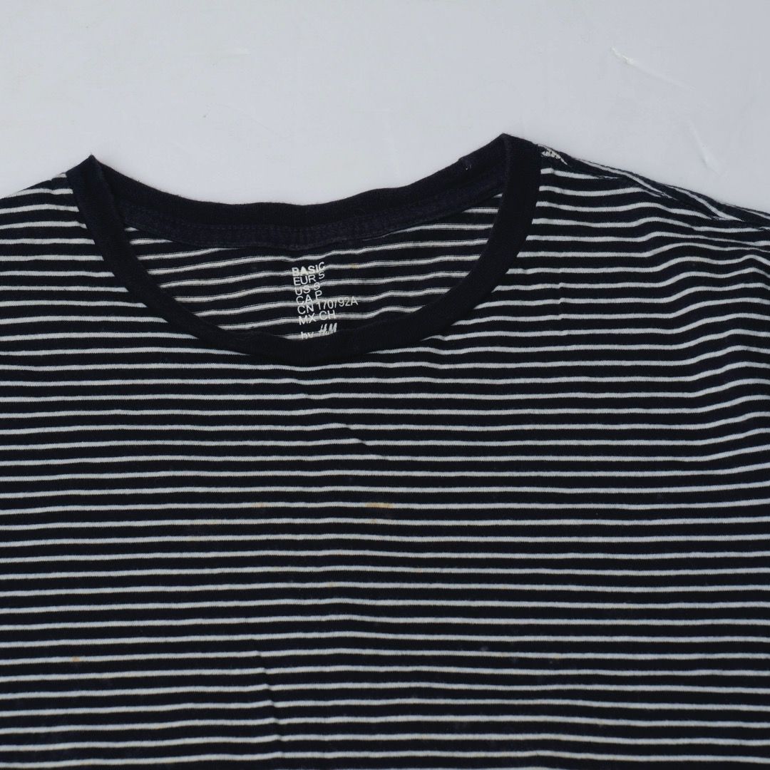 H and m outlet striped t shirt