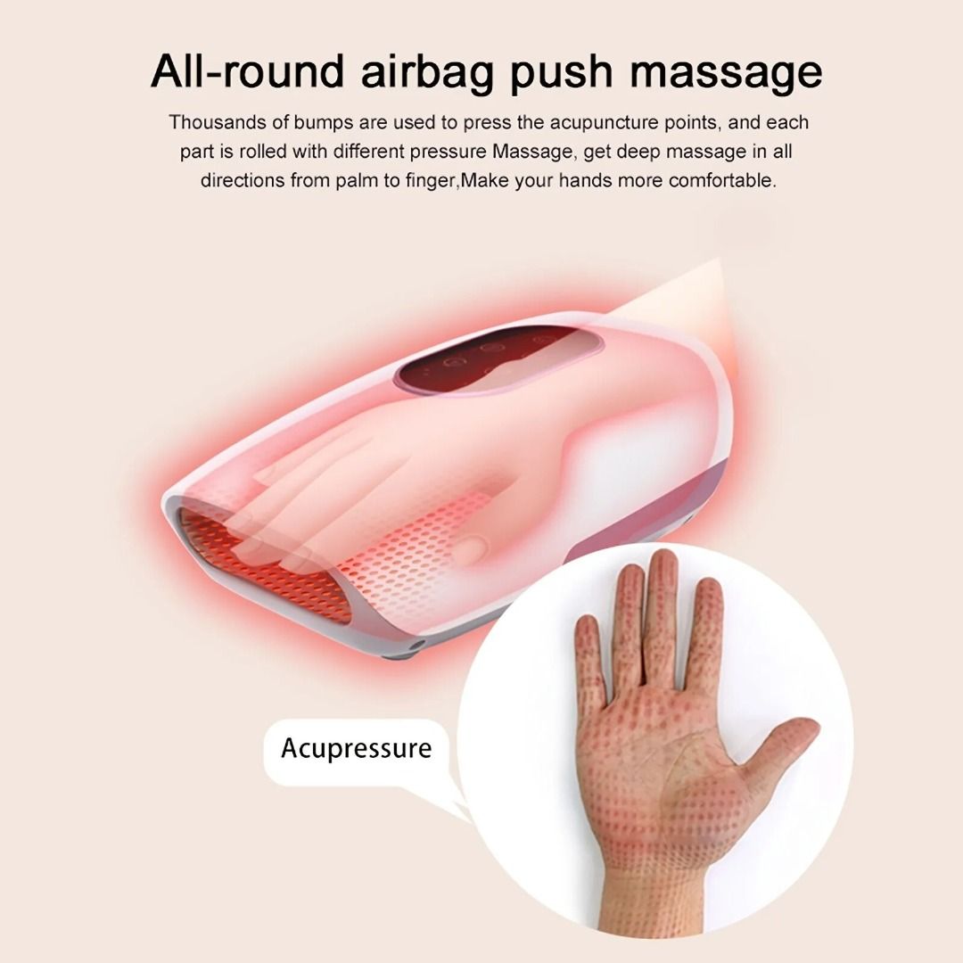Hand Massage Therapy Machine Massager Finger Joint Numbness Wrist Palm
