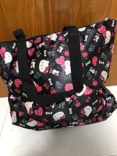 Arnold Palmer X Hello Kitty Blink Bucket Bag PU Leather + Superfine Fiber  Burgundy Women Girls Ladies Cross-Body Shoulder Bag Travel Bag Inspired by  You.