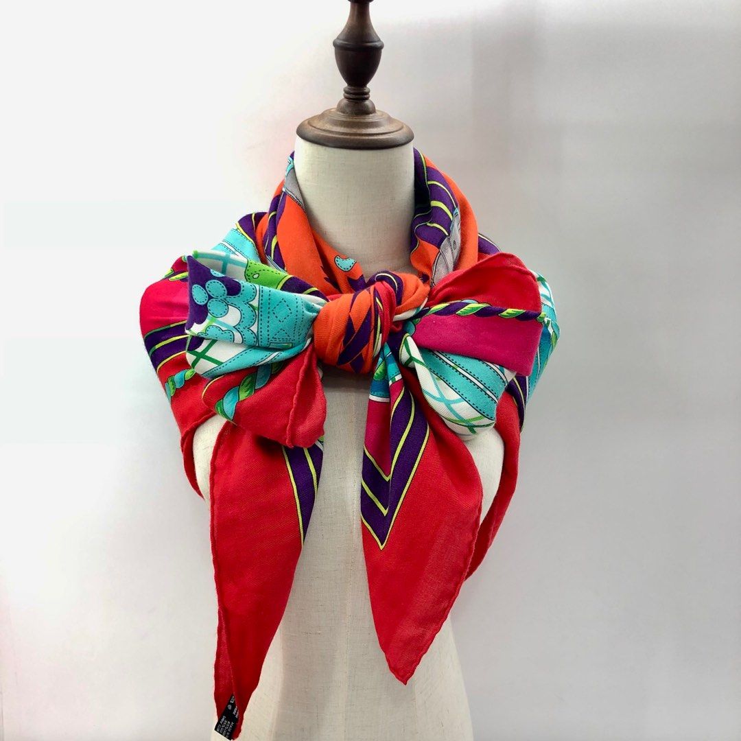 Hermes 140cm shop silk scarf